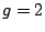 $ g=2$