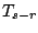 $ T_{s-r}$