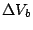 $ \Delta V_b$