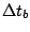 $ \Delta t_b$