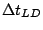 $ \Delta
t_{LD}$