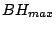 $ BH_{max}$
