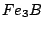 $ Fe_3B$