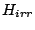 $ H_{irr}$