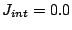 $ J_{int}=0.0$