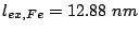 $ l_{ex,Fe} =12.88 nm$