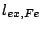 $ l_{ex,Fe}$