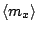 $ \langle m_x \rangle$