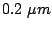 $ 0.2 \mu m$