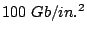 $ 100 Gb/in.^2$