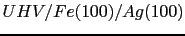 $ UHV/Fe(100)/Ag(100)$