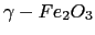 $ \gamma -Fe_{2}O_{3}$