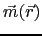 $ \vec{m}(\vec{r})$