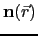 $ \mathbf{n}(\vec{r})$