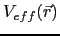 $ V_{eff}(\vec{r})$