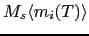 $ M_{s}\langle m_{i}(T)\rangle$